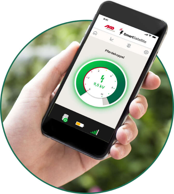 AKO Smart Satellite Zaun- und Batterieprüfer